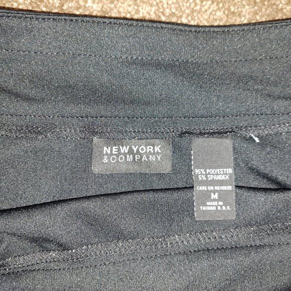 New York & Company Stretch Black Skirt w/ Belt Medium - Picture 5 of 8
